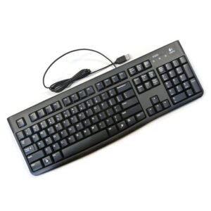 Teclado Logitech K120 con Cable USB Español Negro