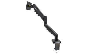 Base de escritorio Jemip Elite Stand doble brazo articulable para monitor hasta 32 pulgadas, blanco