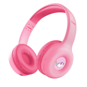 Audifonos Trust Nouna Bluetooth Para Niñas Rosado