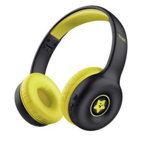 Trust Nouna 25405 audífonos inalámbricos para niños, Bluetooth, negro, límite 85 dB, 15 h