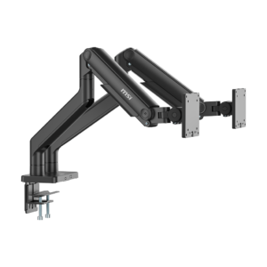 MSI MAG MT201D soporte dual de mesa para monitores 17 a 45 pulgadas, 20 kg por pantalla, VESA 75/100