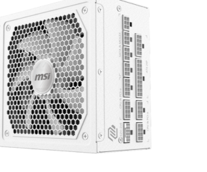 MSI MAG A1000GL PCIE5 WHITE Fuente de Poder 1000W 80 PLUS Gold Full Modular ATX 3.1 PCIe 5.1