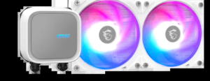 MSI MAG CORELIQUID A13 240 WHITE Refrigeracion Liquida Radiador 240mm 2 Fans ARGB 120mm LGA1700/1851 AM4/AM5