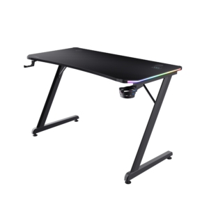 Mesa gaming Trust GXT 709 Luminus 25184, 120x60x74 cm, LED RGB 10 modos, control tactil