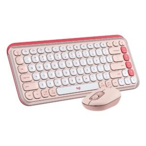 Logitech POP Icon Combo teclado y mouse color rosa 920-013053-SP