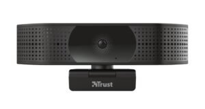 Trust Teza 24280 Webcam 4K Ultra HD 3840x2160 con autofoco y 2 micrófonos, USB-C