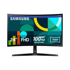 Monitor Samsung Essential 24" FHD Curved 100Hz