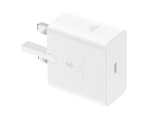 Samsung EP-T2510 Cargador de pared 25W USB Tipo C, carga super rápida PD 3.0 PPS, sin cable, blanco