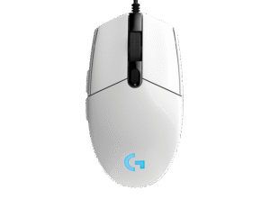 Logitech G203 LIGHTSYNC Mouse Gaming Alámbrico Blanco, 6 Botones, RGB, hasta 8,000 DPI