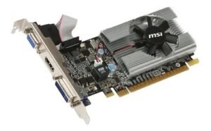 MSI Tarjeta de Video Geforce N210-MDIG D3 1GB DDR3 1000MHZ 64BITS HDMI Dvi Negro