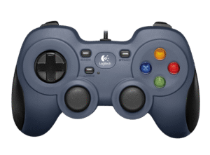 Logitech Gamepad F310 con cable USB negro, D-pad de 4 interruptores, XInput/DirectInput, cable 1.8 m