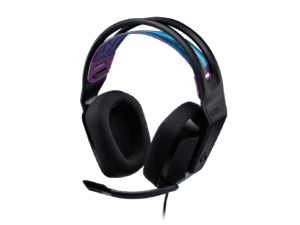 Logitech G335 Audifonos Gamer Alambricos con Microfono, Driver 40 mm, Jack 3.5 mm, 240 g, Negro