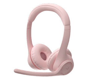 Logitech Zone 300 Audifonos inalambricos Bluetooth 5.3 con microfono, 16 h de conversacion, rosado