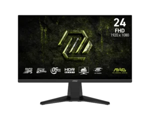 MSI MAG 245F X24 Monitor 23.8 pulgadas Rapid IPS FHD 1920x1080 240Hz 0.5 ms FreeSync Premium