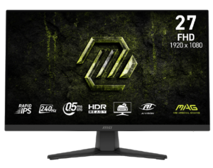 MSI MAG 272PF X24 Monitor Gaming 27 pulgadas FHD 1920x1080 240Hz Rapid IPS 0.5ms GtG