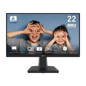MSI Monitor 21.5 PRO MP225V FHD 1920 X 1080 100HZ VA Eyesergo Tech HDMI -vga Negro