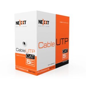 Nexxt AB355NXT07 Bobina Cable UTP Cat.5E Exterior 4 Pares 24 AWG Cobre Sólido CMX Negro 305 m