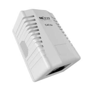 Nexxt AE180NXT03 Cajetín de montaje superficial 1 puerto RJ45 Cat5e, blanco, carcasa ABS UL 94V-0