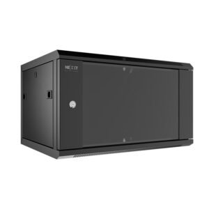 Nexxt Essential NEC-F4U64B Gabinete de pared fijo 4U 600x450mm, carga máx. 60 kg, ensamblado