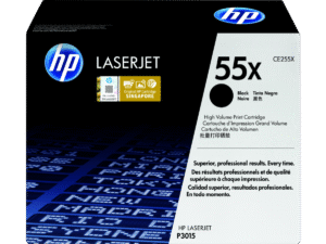 HP 55X CE255X Cartucho de tóner LaserJet original negro de alto rendimiento, ~12.500 páginas