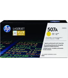 HP 507A CE402A Cartucho de toner LaserJet original amarillo, rendimiento 6,000 paginas