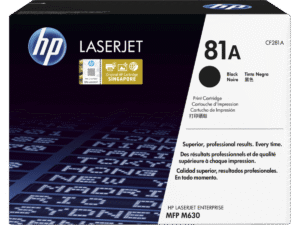 HP 81A CF281A Toner Negro Original LaserJet, rendimiento aprox. 10.500 páginas