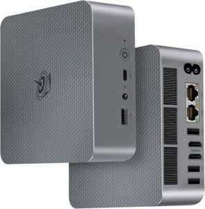 Mini PC Beelink EQi13 Core i5-13420H 16GB RAM 500GB SSD Wi-Fi 6 Doble HDMI Milky Grey