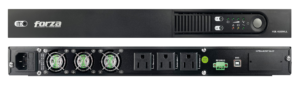 Forza UPS Atlas FDC-1001RUL online doble conversión 1000VA/900W 1U rack 110/120V 3 salidas