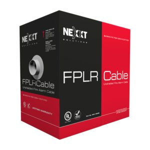 Nexxt NFC-18URR Bobina Cable de Alarma contra Incendio FPLR No Blindado 18AWG 1 Par 305 m Rojo
