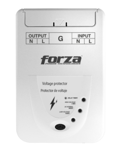 Forza FVP-6630B Protector de Voltaje 220V 30A 4HP 6600W, 880 Joules, Temporizador 15s/30s/3min