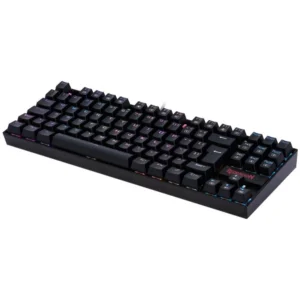 Teclado gamer Redragon Dragonborn K630RGB con switch red, negro