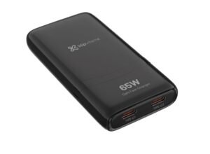 Klip Xtreme KMC-490 PowerWall 65 Slim Cargador de pared GaN 65W 2 puertos USB-C PD 3.0