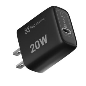 Klip Xtreme PowerWall 20 KMC-050 Cargador de pared GaN 20W USB-C PD 3.0 carga rápida