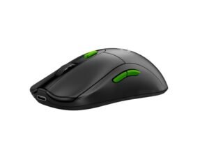 Klip Xtreme KMW-775 Ecolast Mouse óptico inalámbrico ergonómico 6 botones, trimodal, 1000/1600/2400 DPI
