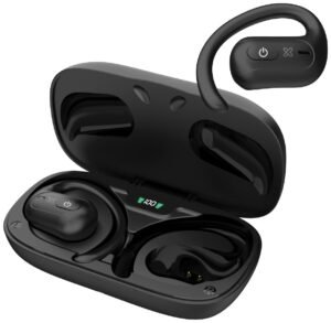 Klip Xtreme Openbuds KOE-250BK audifonos open-ear TWS Bluetooth 5.3, ENC, IPX5, hasta 20 h