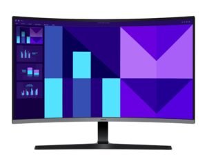 Samsung Monitor Curvo 32 pulgadas S39GD LS32D396GANXZA FHD 1920x1080 100Hz 1500R con parlantes