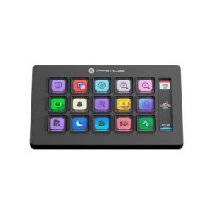 Primus Imperium15T PSD-90BK Controlador de stream 15 teclas LCD programables, USB-C, Windows y macOS