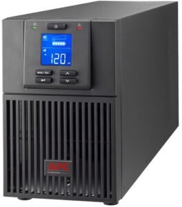 APC Easy UPS On-Line SRV2KA 2000 VA/1600 W, doble conversión, torre, 120 V, 4 salidas NEMA 5-20R