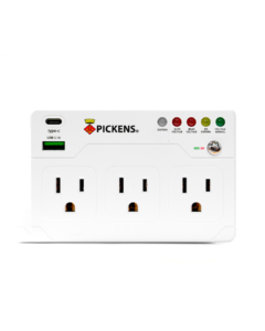 Protector De Voltaje Pickens Multiproposito 3 Salidas