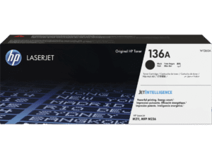 HP 136A W1360A Cartucho de Toner LaserJet Negro Original, ~1150 paginas, tecnologia laser