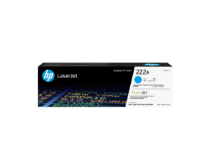 HP 222A W2221A Cartucho de toner LaserJet original cian, capacidad estándar, ~1.200 páginas
