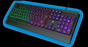 Xtech XTK-505S Chevalier teclado gaming alambrico USB, español, 105 teclas, luz LED multicolor