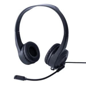 Astra Audifonos E10 Usb-a con Micrófono y Controlador Multimedia Integrado (vol+/vol-/mute) Negro