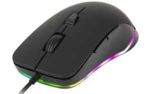 Astra Mouse Gaming RGB Alambrico USB 8 Botones DPI 12800 Negro