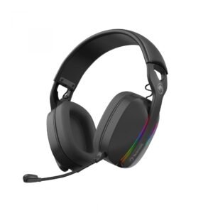 Marvo HG9086W BK Pulz audifono inalambrico con microfono desmontable, RGB y bateria 800 mAh