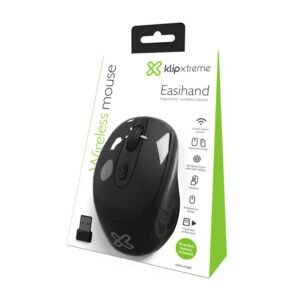 Mouse inalambrico Klip Xtreme Vortice ergonomico 6 botones 1600 DPI