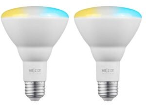 Nexxt Bombillo LED 110V-BR30 Regulable WIFI Blanco 2PACK (NHB-W2102PK)