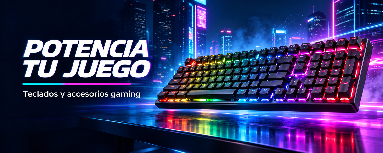 Potencia tu juego. Teclados y accesorios gaming