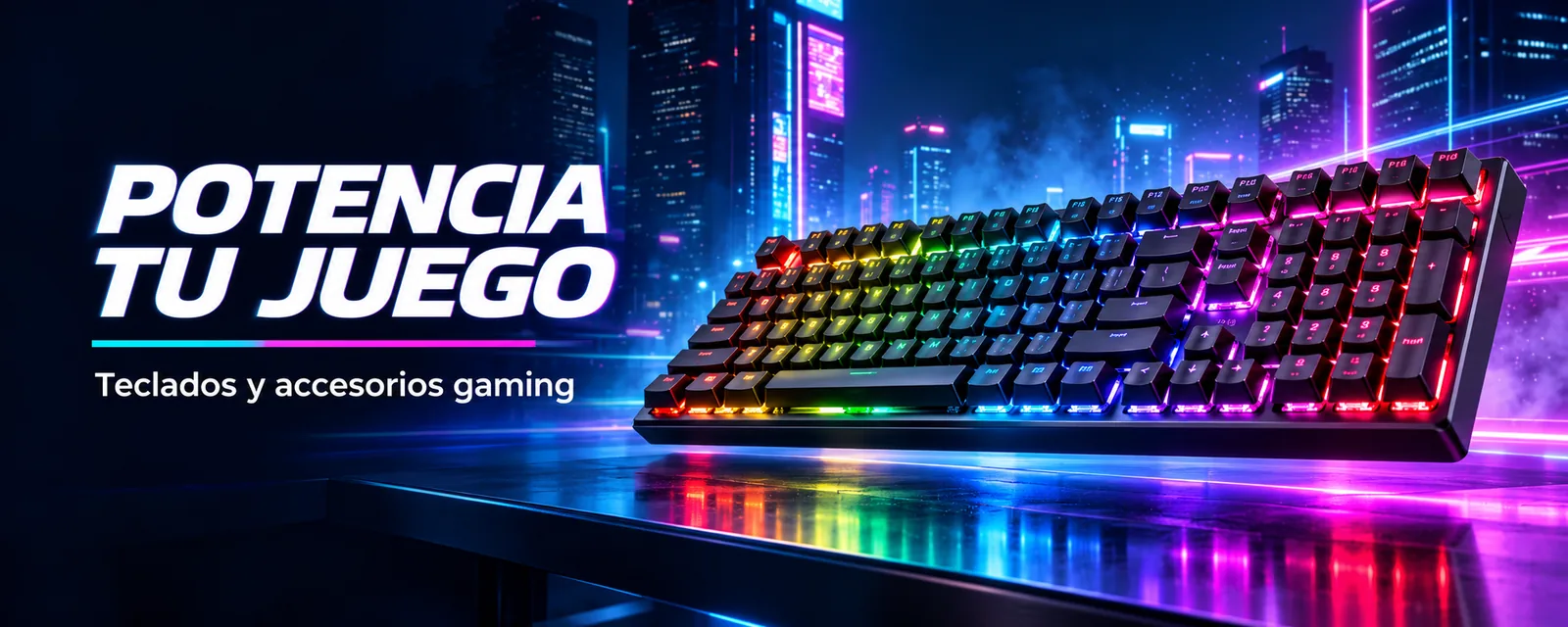 Potencia tu juego. Teclados y accesorios gaming