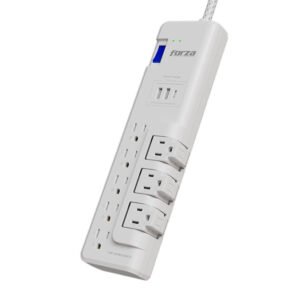 Regleta Forza con cargador rápido 35W USB-C, 2 NEMA 110/220V